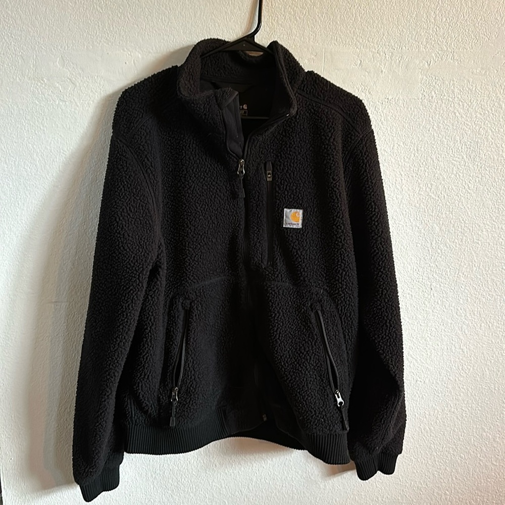 Carhartt Black Sherpa Fleece Jacket